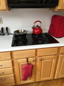 Kitchen counters and backsplash, BEFORE
